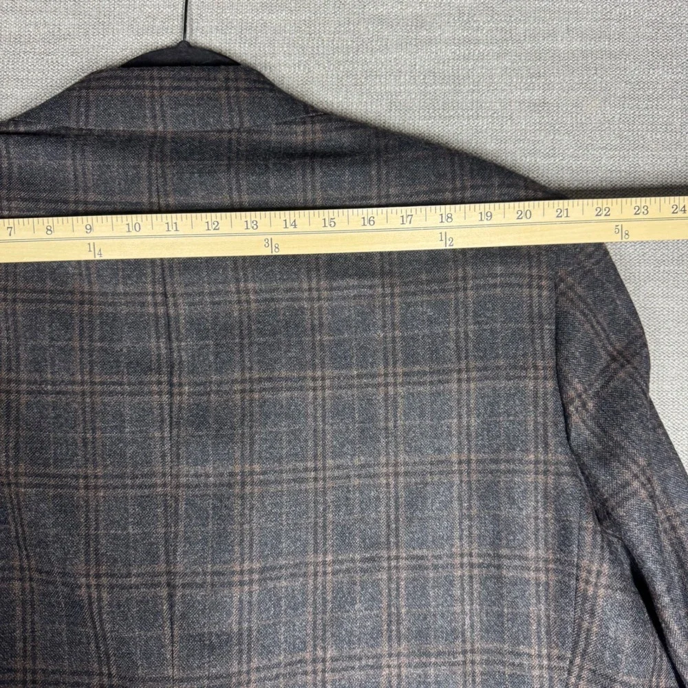 Lauren Ralph Lauren Mens 50R Ultraflex Lexington Plaid Sport Coat Dark Brown NWT